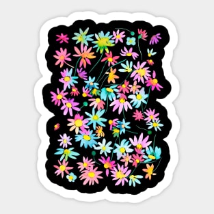 Pastel Daisies Sticker